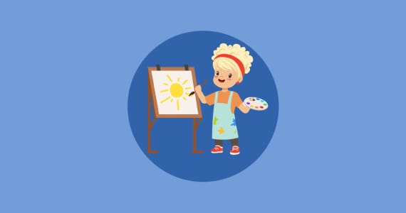 5 необычных способов рисования гуашью для детей